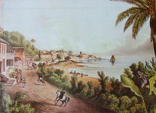 Jamaica, view of Rio Bueno