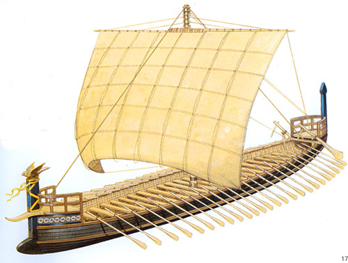 Replica of an Achaean ship