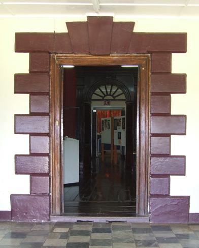 Entrance to Seville house, Jamaica