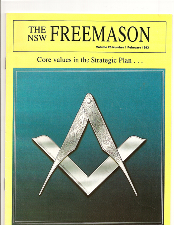 NSW Freemason magazine cover